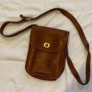 Vintage Leather Coach Small Sidepack Cross-body